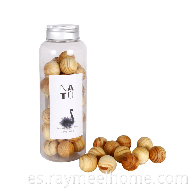 Bolas de madera de gel perfumada de aire de venta de aire de venta caliente